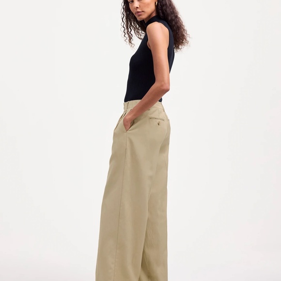 Madewell Harlow Wide-Leg Pant in Drapey Twill - Picture 2 of 3